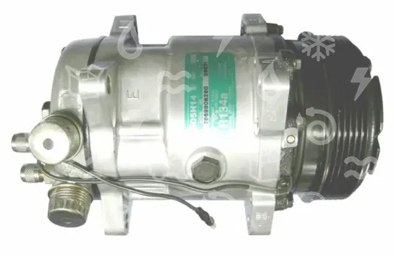 kompresor UNI SANDEN 5H14, řemenice 119 mm - PV6, 12V, VR 1
